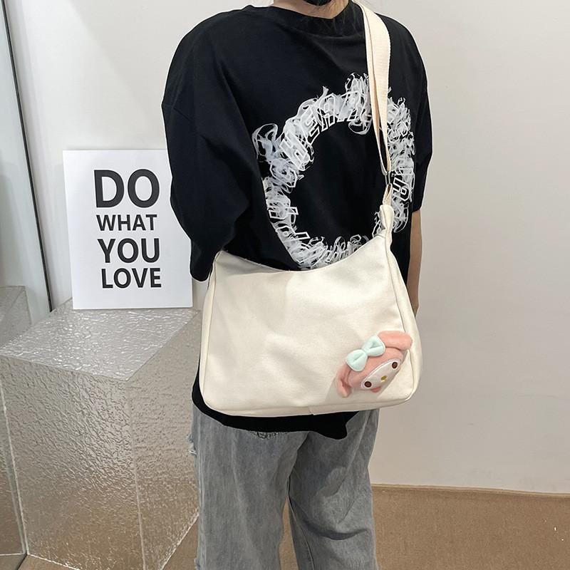 Stylish Canvas Tote Bag For Women In Summer Perfect For Casual Commute And Daily Use