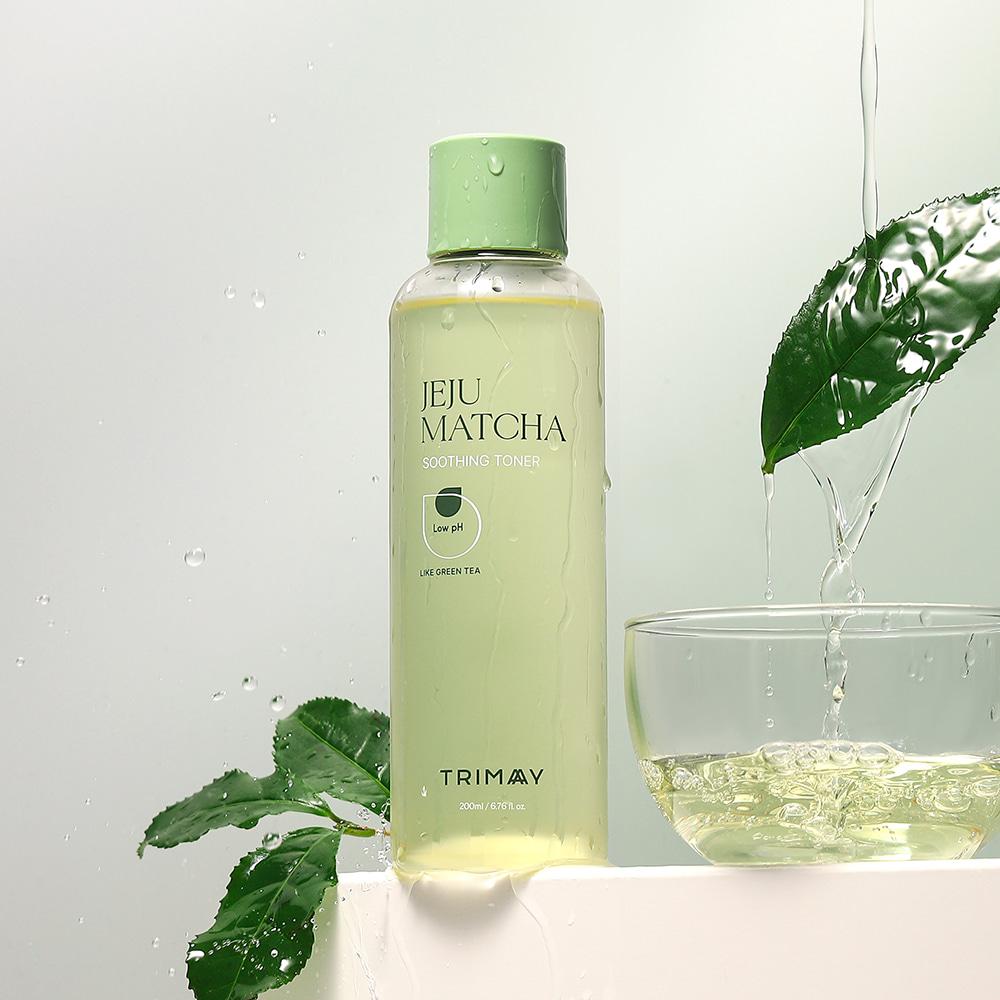 Jeju Matcha Roh-pH-beruhigendes Gesichtswasser 200 ml