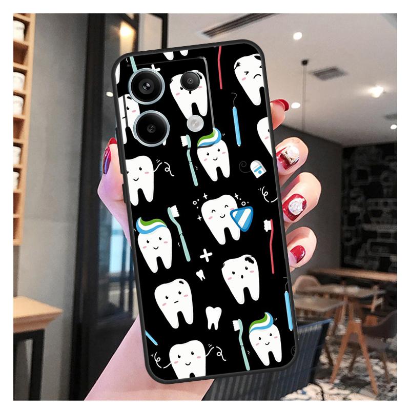 Dentist Dental Tooth Nurse Case For Xiaomi Redmi Note 13 Pro 12 11 9 10 12S 11S 10S 9S Redmi 13 12 10C 12C 13C Cover