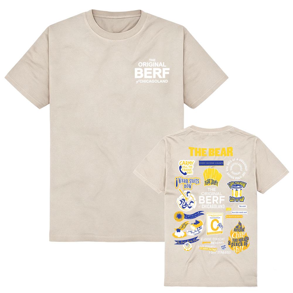 TV Series The Bear Season 5 T-shirt The Original BERF of CHICAGOLAND Tees Graphic Merch Short Sleeve Cotton Soft Tshirts Women
