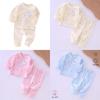Baby Toddler Cotton Sleeper Suit With Open Front For Newborn Comfort