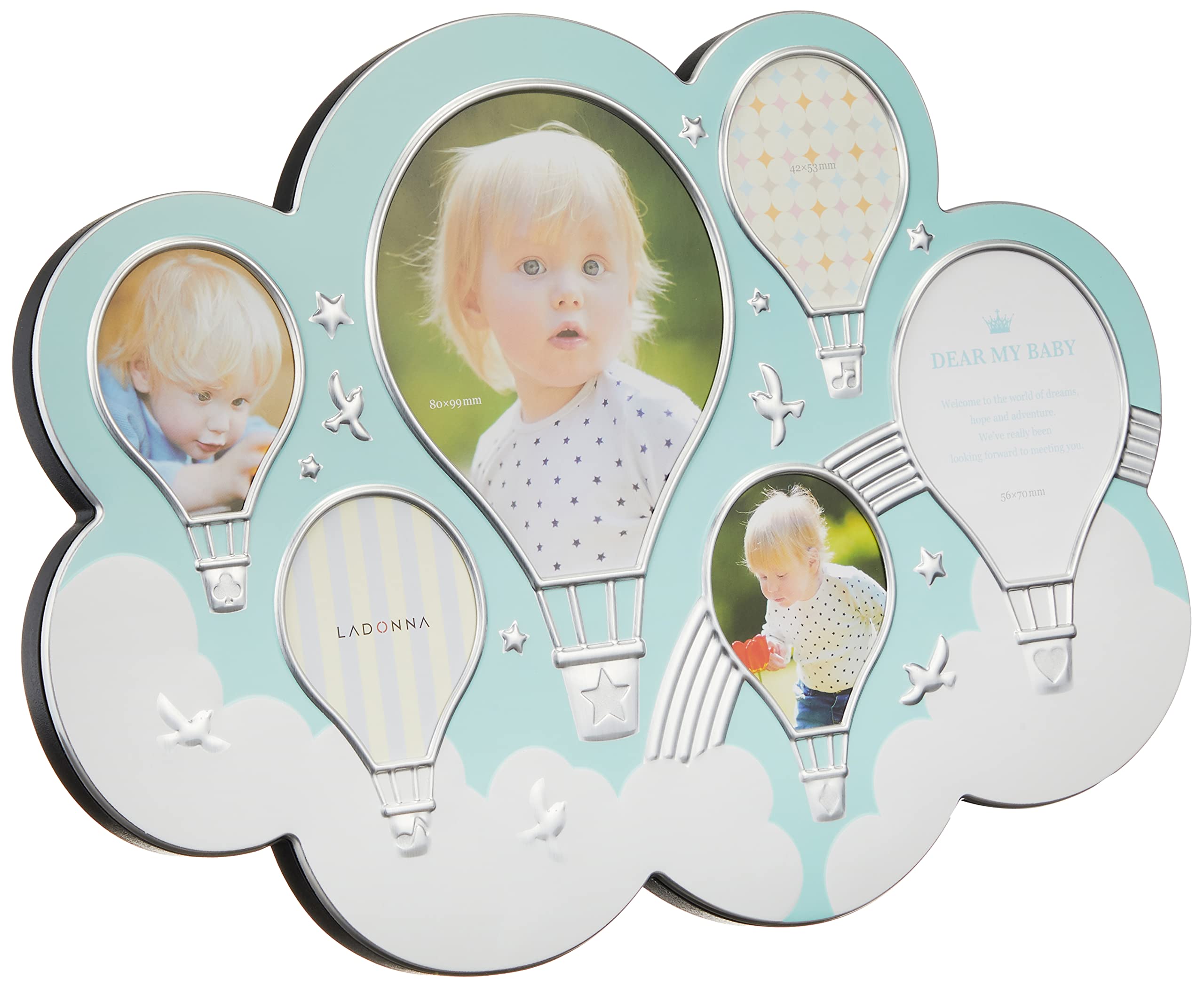 

Ladonna Photo Frame Baby Blue Balloon LB37-60