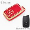 For Toyota Rav4 Land Cruiser Camry Aqua Prado Corolla Prius 2 3 4 Buttons Tpu Car Key Case Cover Keyless Remote Fob 2013 2014