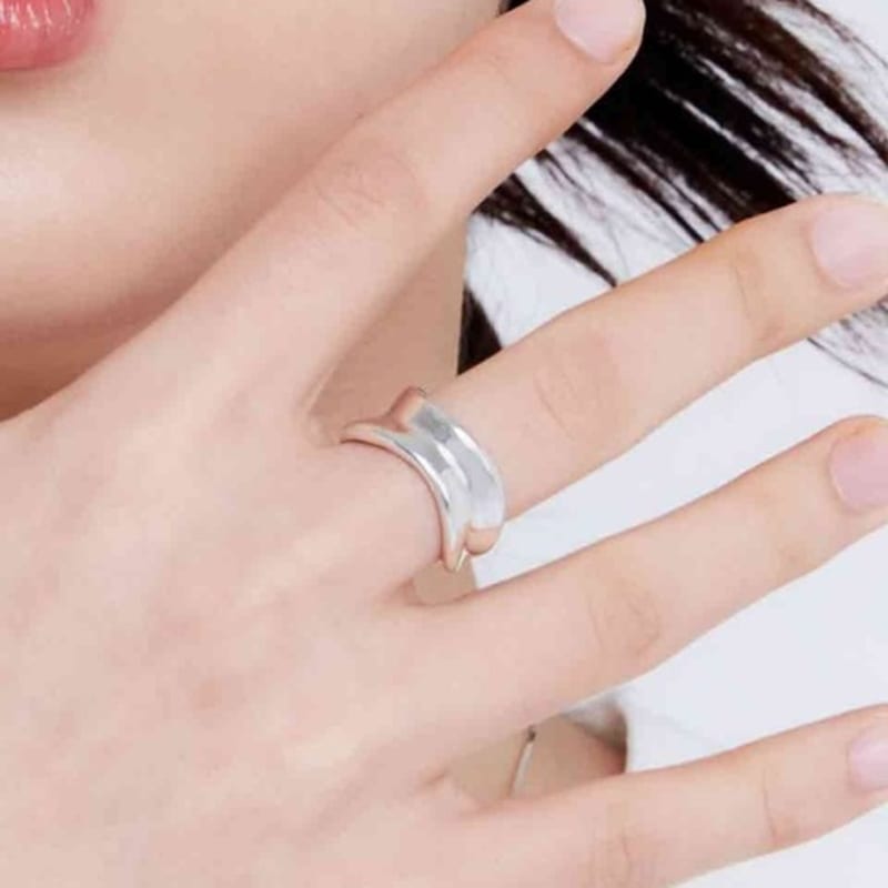 NOT THAT SPICY Daring Baekja Collection Reverse Ring_Silver
