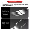 Stainless Steel Dual-Head Watermelon Cutter & Fruit Fork - Multi-Functional Slicer with Newcomer Discount