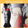 Unisex Cruella Cosplay-Kleid mit Spandex für perfekte Passform und Komfort