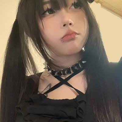 Kragen Schlüsselbein Kette Punk Goth Halskette Japanische Shibuya Spleißen Niet Kragen Choker