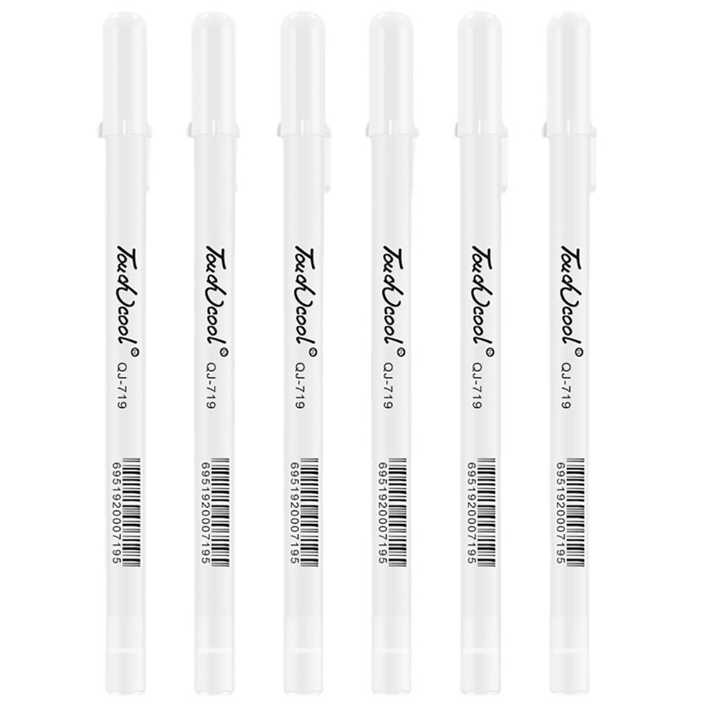 

Белый маркер 0,8 мм, креативная гелевая ручка с чернилами, ручки для граффити для рисования, художественного письма, канцелярские принадлежности 0.8mm белый