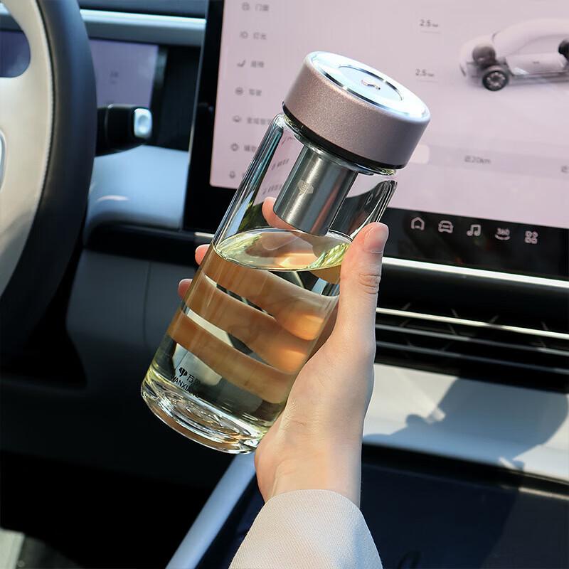 Wanxiang High-End Portable Glass Tea Infuser Cup