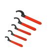 High Carbon Steel Crescents Spanner Tool Collection In Red And Black Plumbing Equipment Set For Mechanical Adjustments