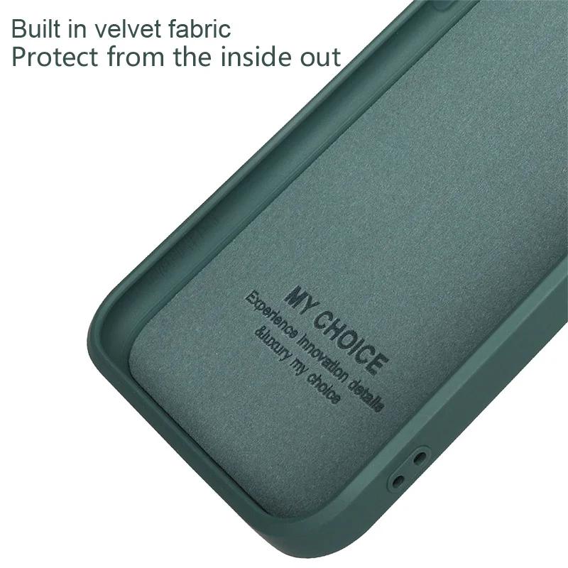 Luxury Classic Phone Cover Original Liquid Silicone Soft Case For iPhone 6 6S 8 7 Plus SE 2020