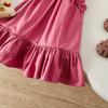 Girls' Dress Summer Dress Korean Casual and Stylish Children's Princess Dress Girls' Baby Vest Dress