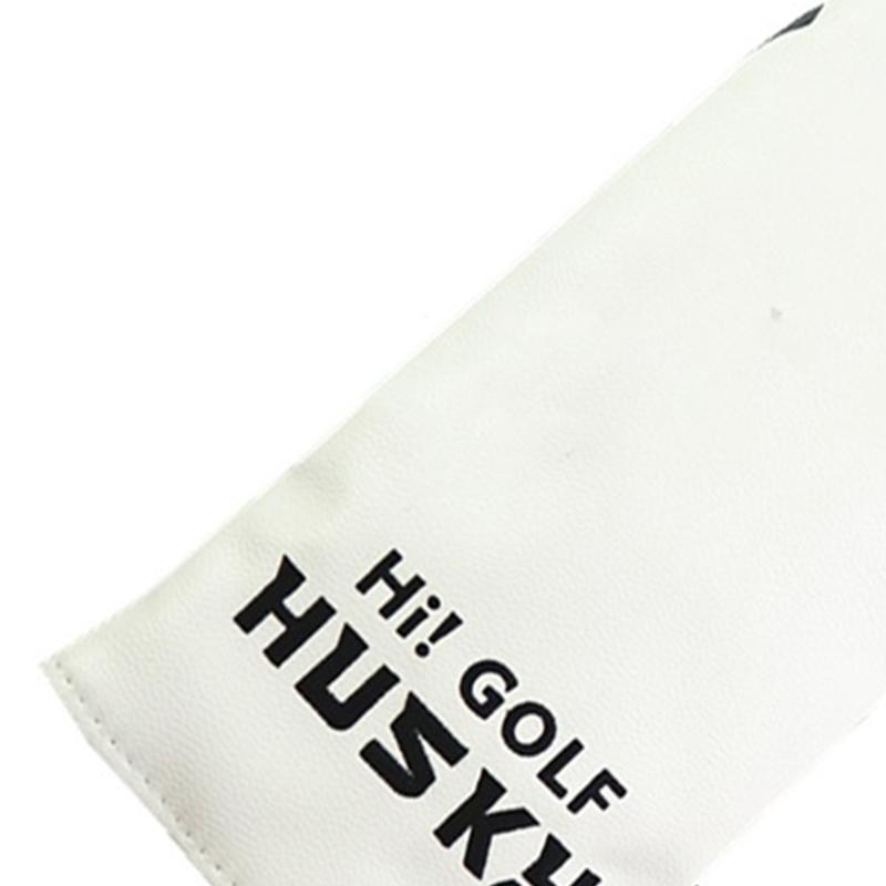 Golf Head Cover Waterproof Cute Dog Shaped Golf Head Protector PU Super Fleece Golf Putter Cover for Outdoor