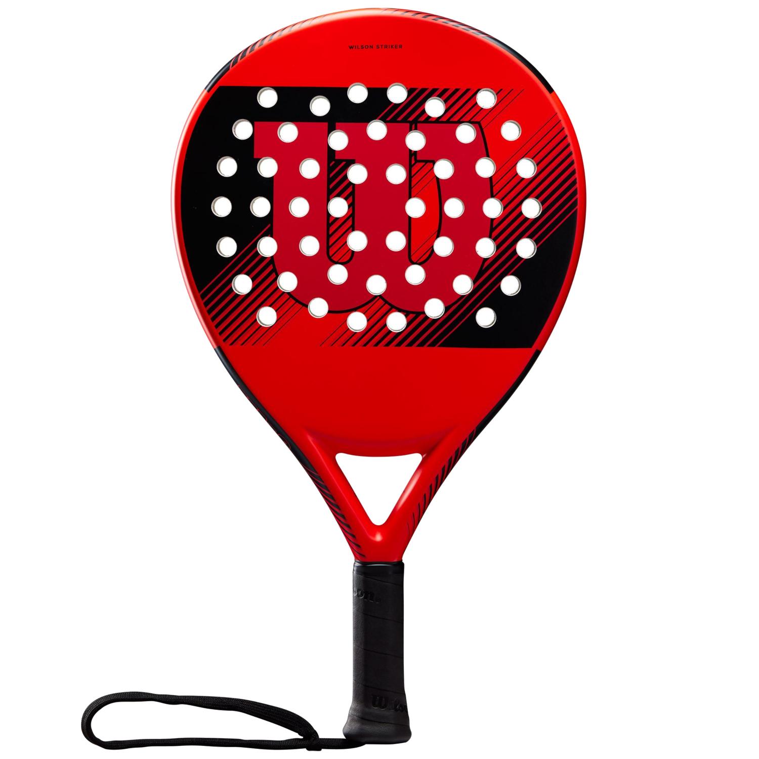 Raquette Wilson Striker Padel, raquettes de padel unisexes rouges 2 rouge