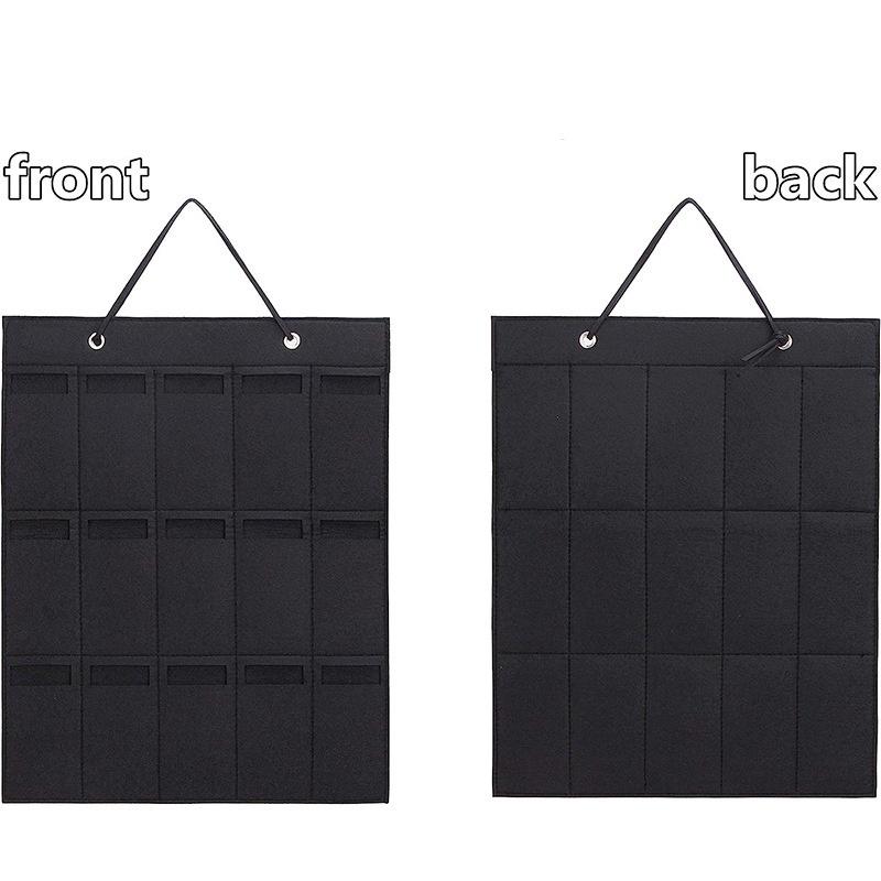 1 Stück 15 Fächer Brillen-Organizer Aufbewahrung Wandhängende Tasche Multifunktionale Sonnenbrillen Brillen-Aufbewahrungstasche Faltbar