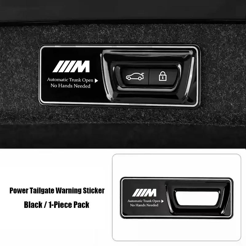 Car Trunk Switch Warning Sticker Tailgate Lifting Cover Decal For BMW G80 G06 DF37 G07 G42 G14 G15 G16 F82 F20 F21 F83 M2 M3 M4 M5 M6