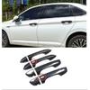 2019-2021 For Volkswagen Jetta Carbon Fiber Black Keyless Door Handle Cover 8PCS
