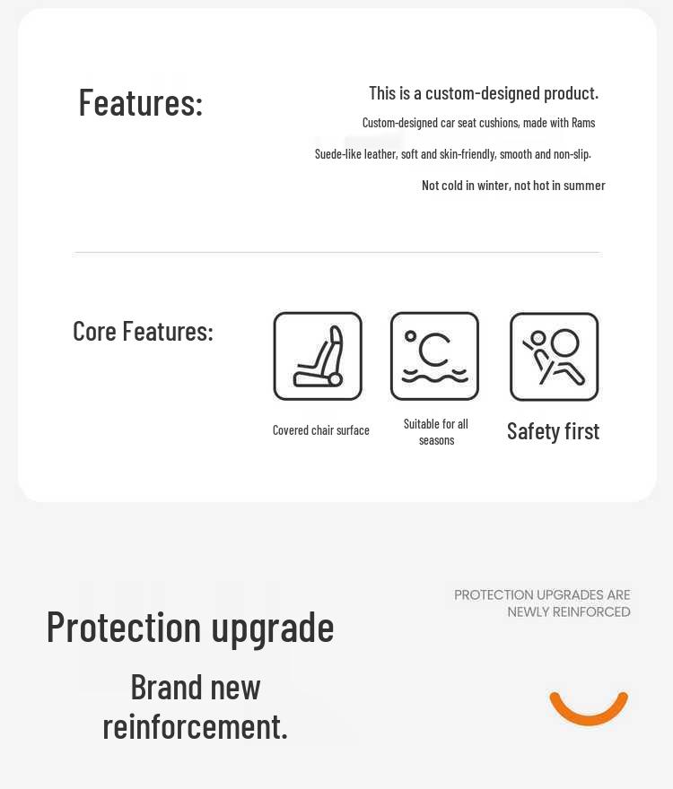 25-Model Compatible BYD Han Lams Car Seat Cushion - Half Surround, All-Season Seat Cover