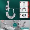 Pressure Boosting Toilet Water Gun with Dual-Outlet Valve
