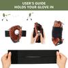 2pcs Softball Glove Fixing Wrap Baseball Catcher Glove Wraps Flexible Former and Pocket Shaper Adjustable Strap