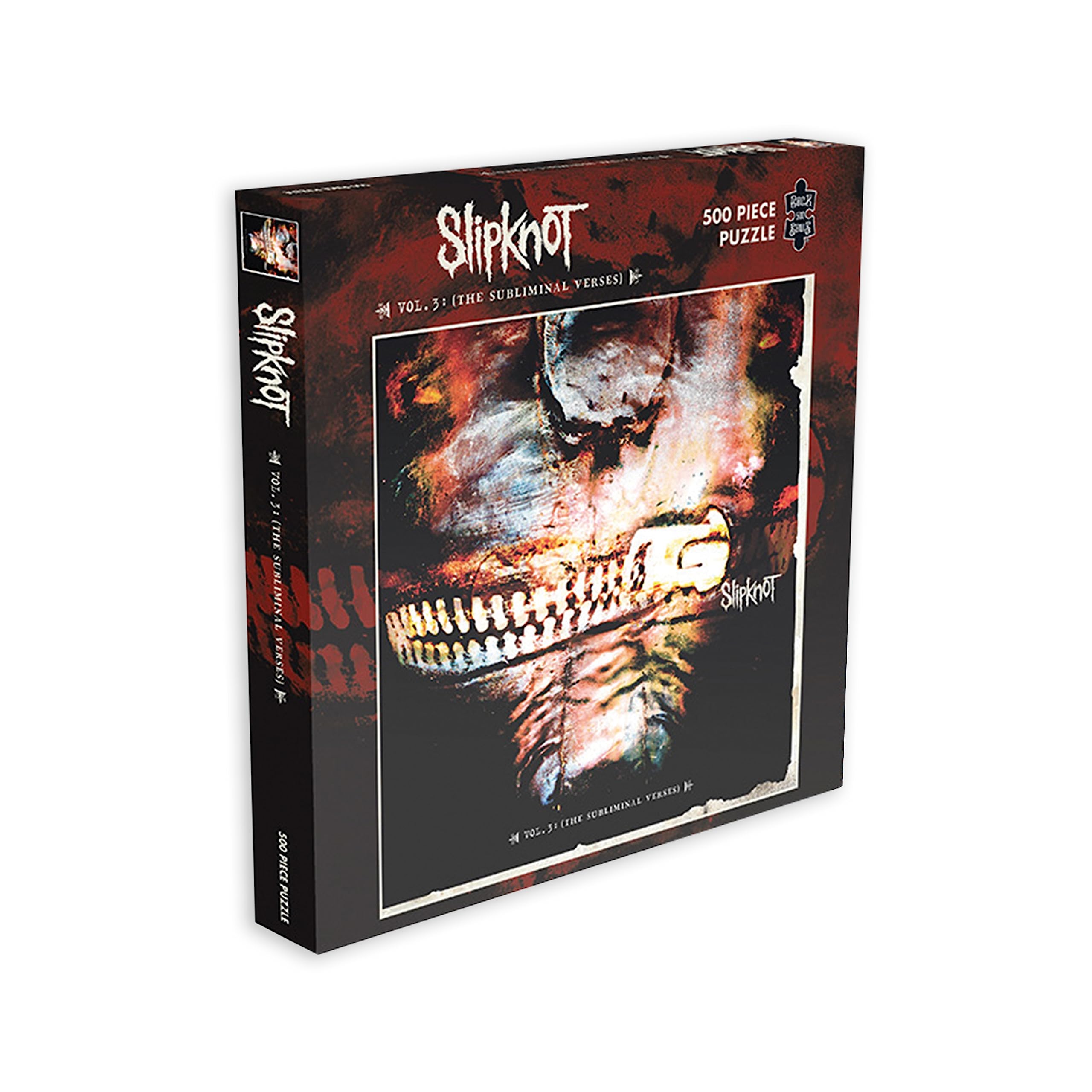 

Slipknot Jigsaw Puzzle Vol 3 The Subliminal Verses Новый официальный черный 500 деталей