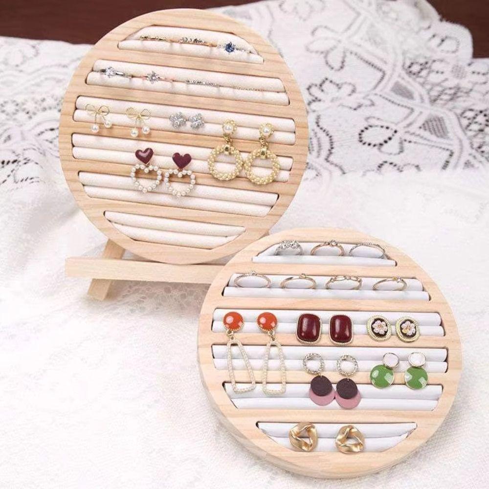 Round Shape Jewelry Display Rack Storage Tray Jewelry Organizer Jewelry Accessories