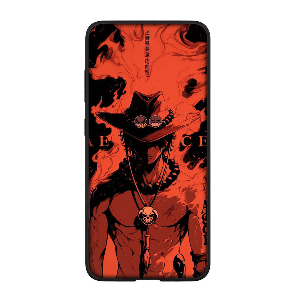 Phone Case for iPhone 17 15 16 Plus Redmi Note 14 12 11 13 Pro Max Huawei P30 P20 Lite OPPO A60 A40 A80 A38 A54 A17 Portgas D Ace One Pieces Cover