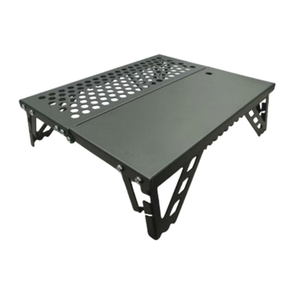 Aluminum Folding Table 26.5x20.3x7cm Expanded Dimensions for Picnic Use зелёный