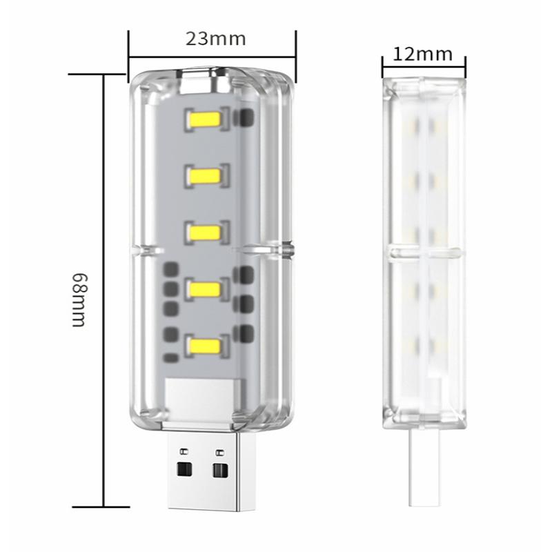 Touch Switch Night Light, Usb Night Light, Usb Lamp, Touch Intelligent Stepless Dimming Night Light, Mini Night Light