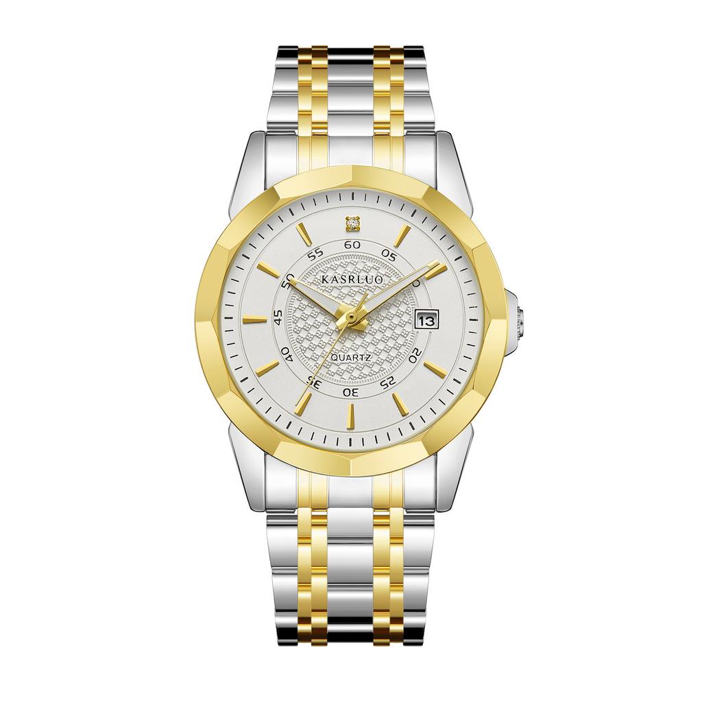 Casaro Watch Business Fashion Calendar Quartz Watch Luminous Men'S Watch Large Dial