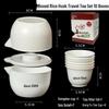 Portable Travel Tea Set: Disposable Rice Husk Gaiwan & Teacup for Quick Brew, Outdoor Camping