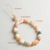 Multi-treasure Bodhi Root Phone Strap for Women, New High-end Cat Claw Fortune Cat Phone Lanyard and Hand Strap