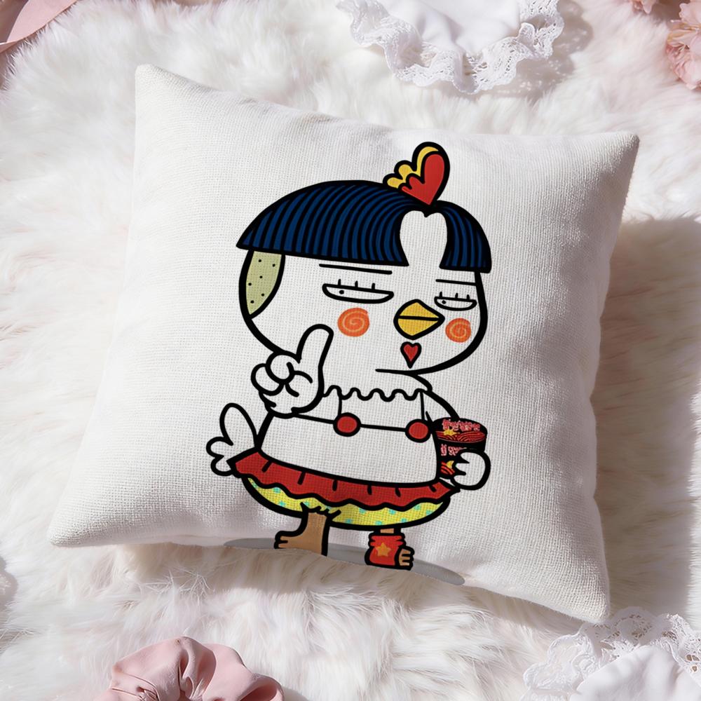 

Brand SSamyang Buldak RamenS Cushion Cover Premium Comfort Reversible Pillow Cove -Two in One Design for Any Room & Car Interior 30cmx30cm