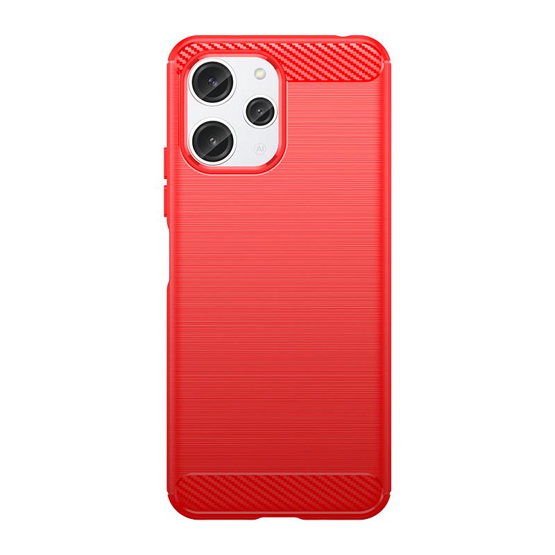 

Для чохла Xiaomi Redmi 12 Чохол Redmi 12 9 10 9C 10A 10C 12C Capas Задня кришка З вуглеволокна Ударостійкий М який TPU Чохол Redmi 12 Fundas For Redmi 9A червоний