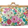 Sanrio My Melody Liberty Fabrics Mini Clasp Pouch Pink (Flower) NEW
