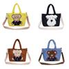 Fashionable Unisex Children's Crossbody Bag With Cute Bear Pattern Ideal For Preschool