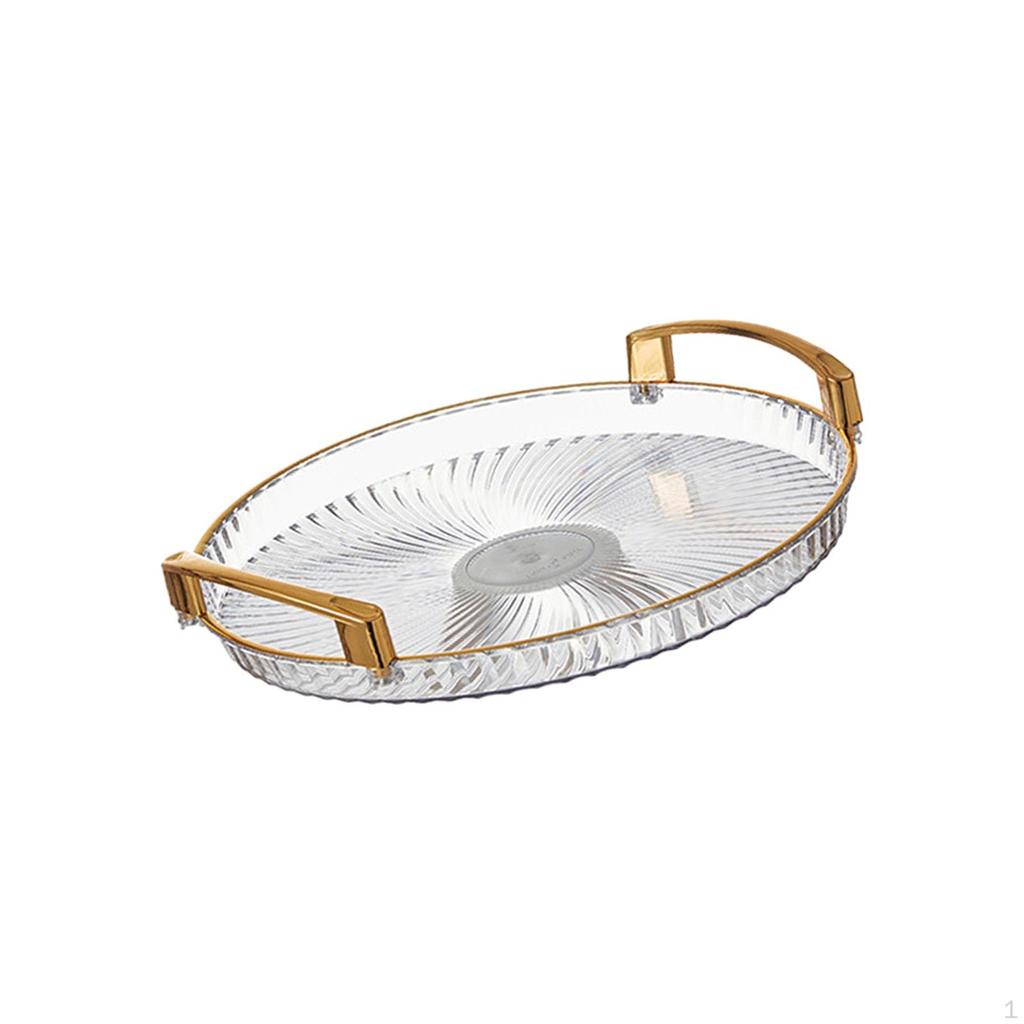 Clear Platters for Serving Snacks and Desserts at Celebrations