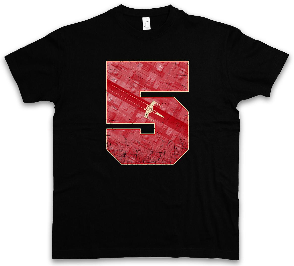 RED FIVE 5 I T-Shirt Mens Womens Tees Top - Luke Star Alliance Rebels Skywalker X-Wing Wars Pilot S