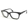 CHROME HEARTS Logo COX UCKER Eyewear Glasses Plastic Black