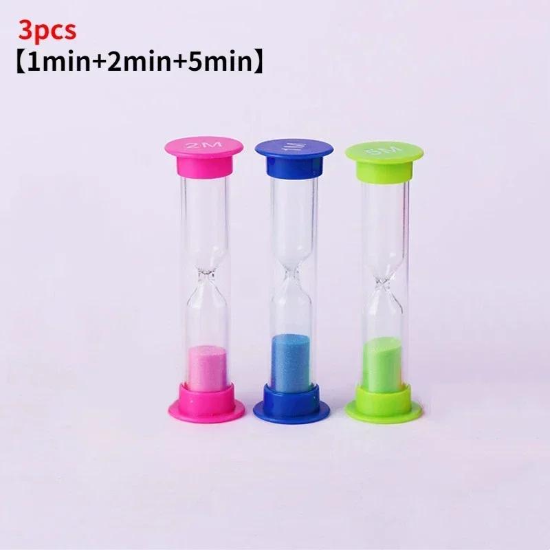 6 Pieces/set Sand Clock Hourglass 30S 1 2 3 5 10 Minutes Ornaments for Home Children Gift Decoration Timer Clocks Decor Garden