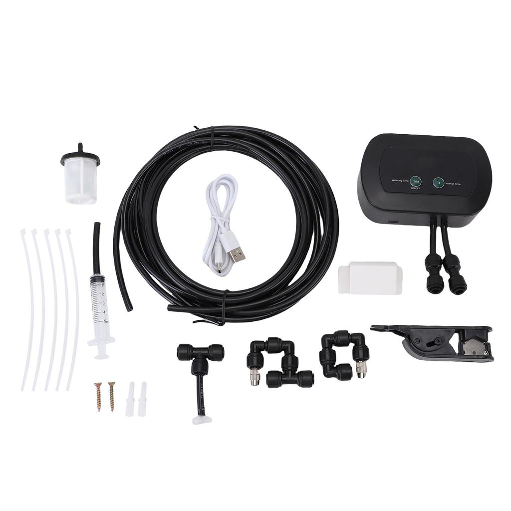 Reptile Tank Automatic Fogger Terrarium Mister Humidifer with Programmable Timer Temp Hygrometer