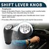 6 Speed Gear Shifter Knob No8200079112 for Renault Captur I 2013- Plastic