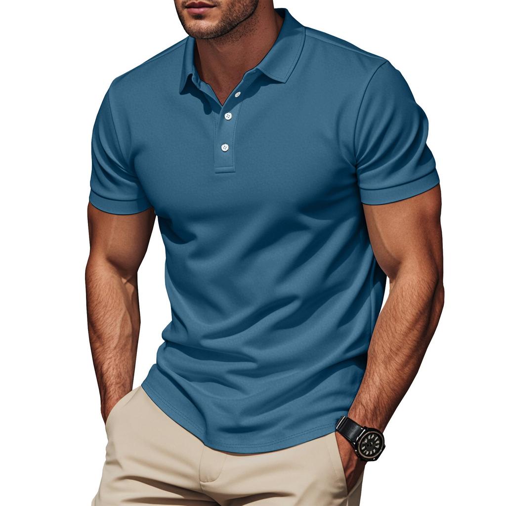 Men'S T-Shirt Street Casual Fashion Short Sleeved Top