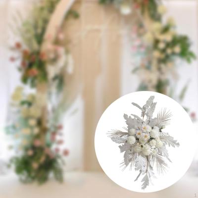 Sfondo Matrimoniale Artificiale Fiori Composizioni Floreali Nuziali Festoni
