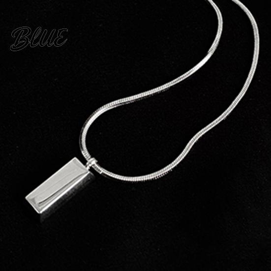 Exquisite Crafted Jewelry Bar Pendant Necklace for Men Geometric Stick