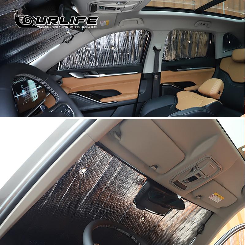 Reflective Car Windshield Window Sun Shade Visor Shield Cover Suction Sunshield For Haval H6 3TH  2022 2023