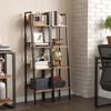 VASAGLE Ladder Shelf, 4-Tier Home Office Bookshelf, Freestanding Storage Shelves, for Living Room Bedroom Kitchen, Steel Frame, Easy to Assemble