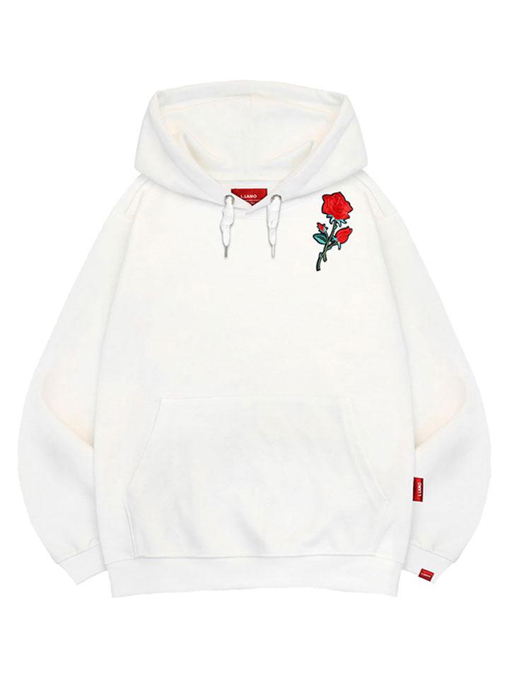 Red Rose Wappen Hoodie Unisex Big Size M~4Xl (Type A)