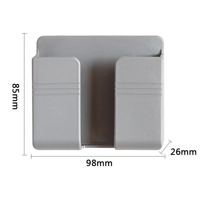 Suport de depozitare montat pe perete cu cârlig, încărcător de telefon ABS de înaltă calitate, suport pentru telecomandă, organizator de bucătărie pentru acasă