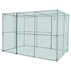 Crop Cage, 2.9 x 1.94 x 1.94 m Plant Protection Tent with Zippered Door, Wind-Resistant Tall Crop Cage, Easy to Install, Outdoor Raised Bed Cover,